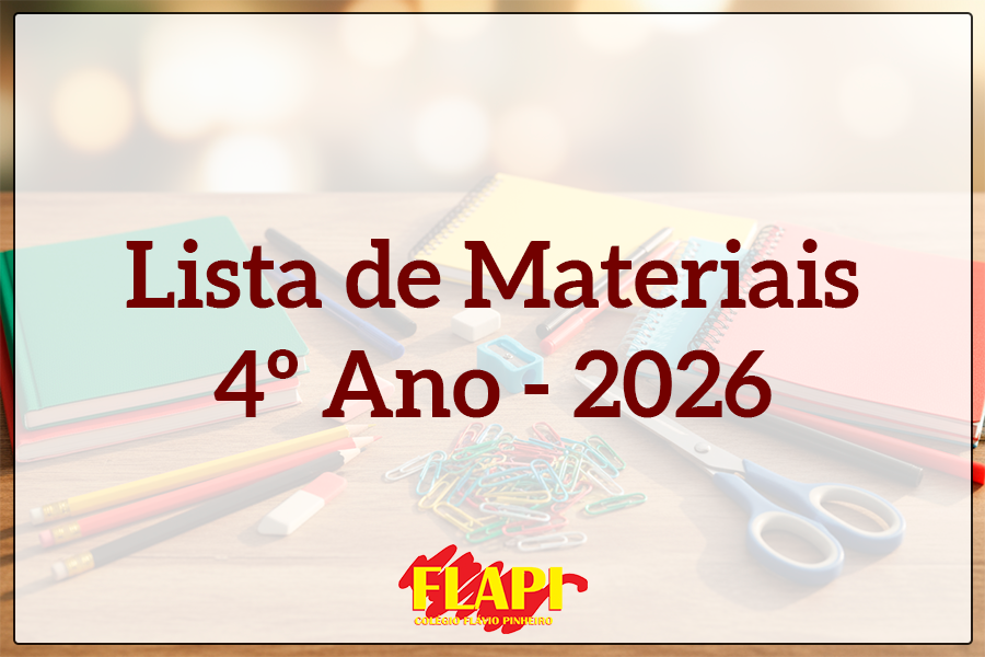 LISTAS DE MATERIAIS 2026 - 4º Ano