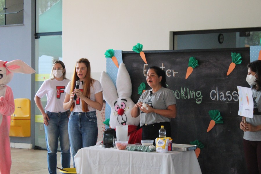 Programa Bilíngue do Flapi, foi realizado nas aulas de Inglês um "Cooking Class"